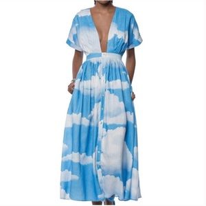 Mara hoffman kimono cloud dress